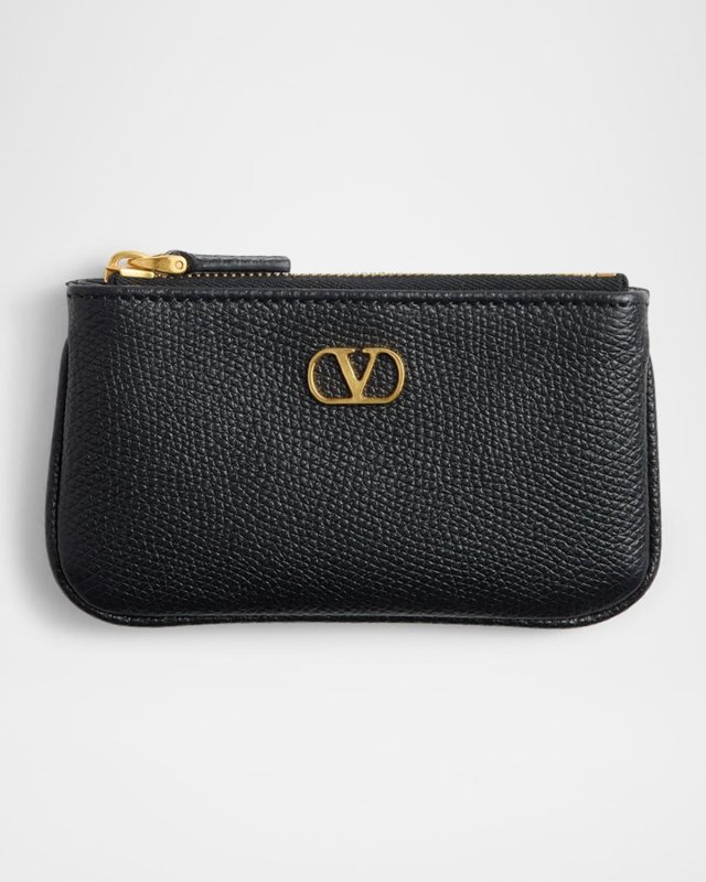 VLOGO Signature Leather Card Holder